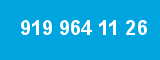 919 964 11 26 919 964 11 26